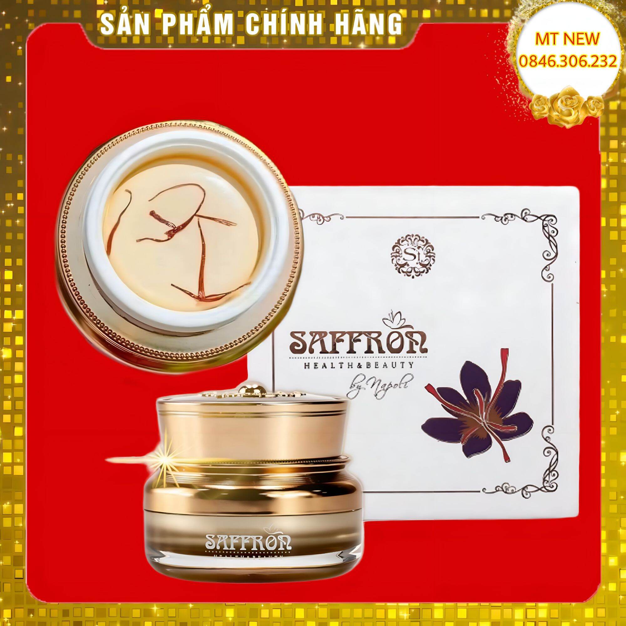 Kem face nám hải âu việt saffron napoli chính hãng 20gr trắng da, mờ thâm nám