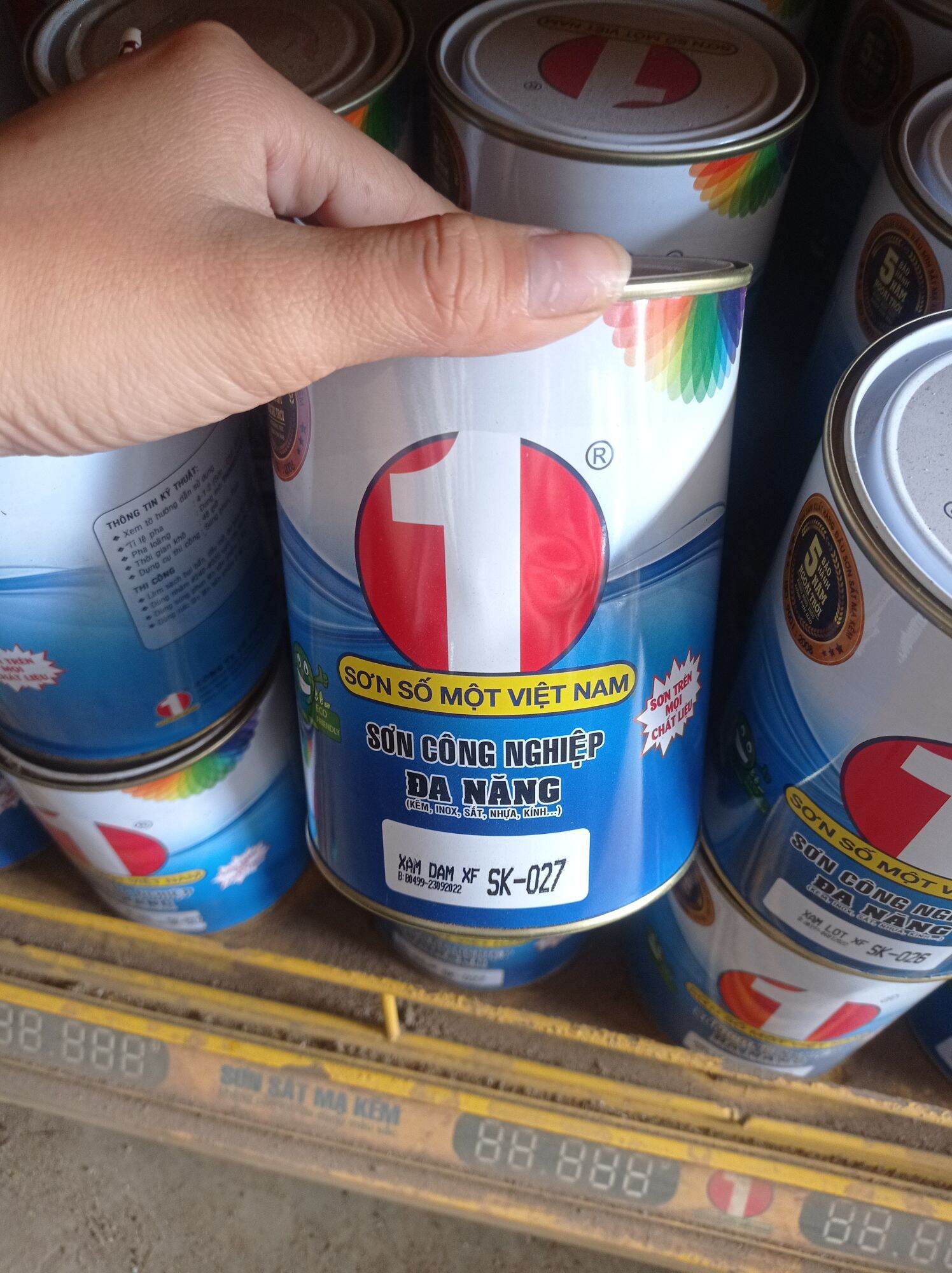 Sơn sắt mạ kẽm 2 thành phần - sơn số 1 việt nam