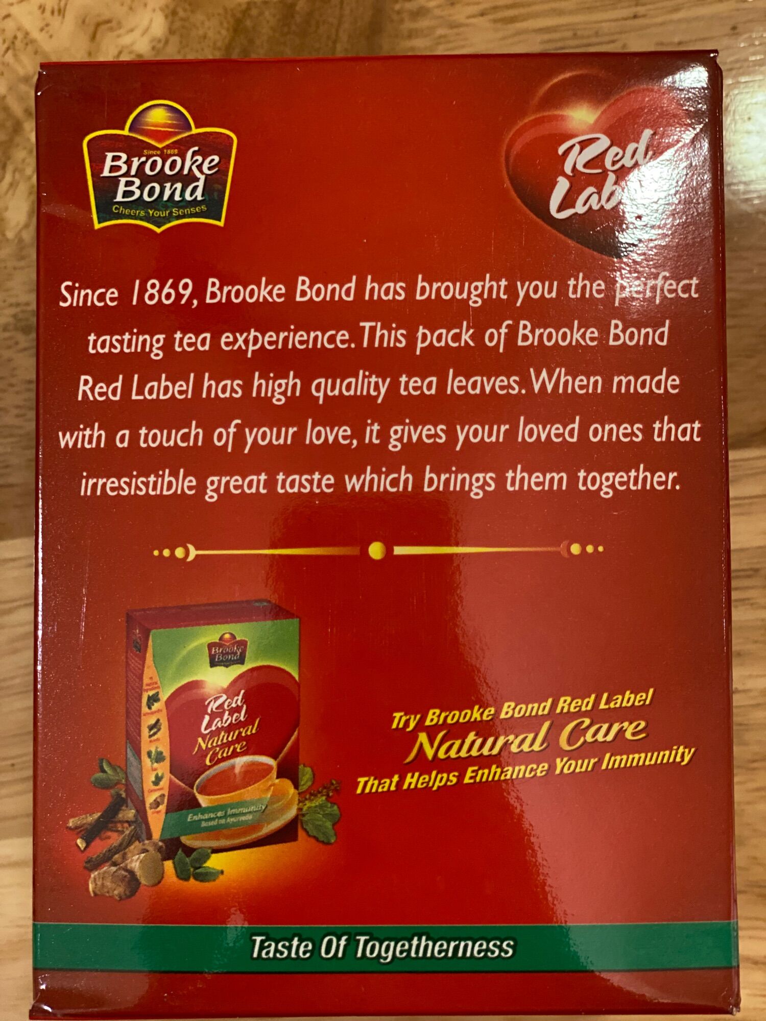 Trà Ấn Độ Red Label Tea 250gr, Trà đen Ấn Độ