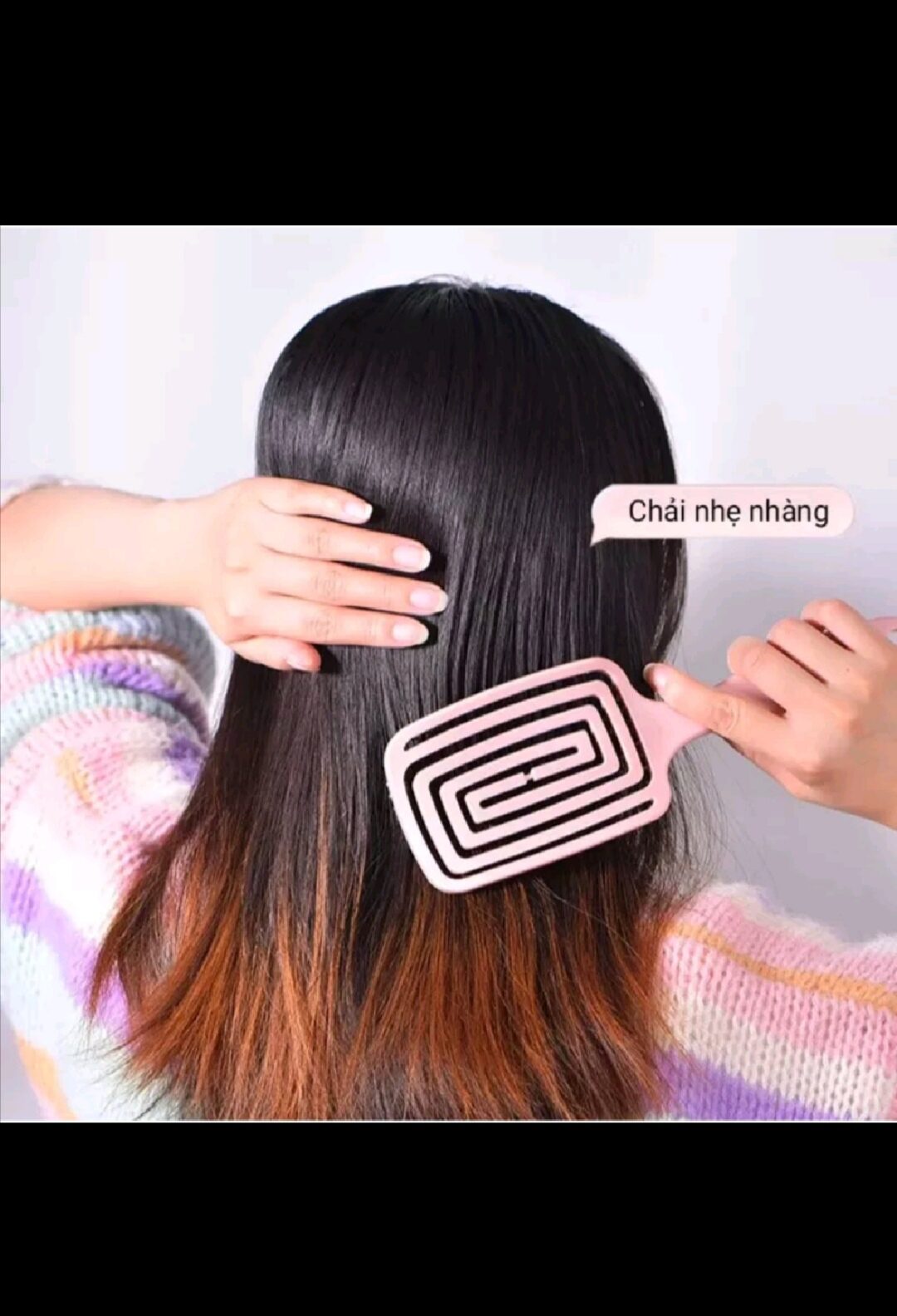 Lượt Chải gỡ tóc rối massage đầu