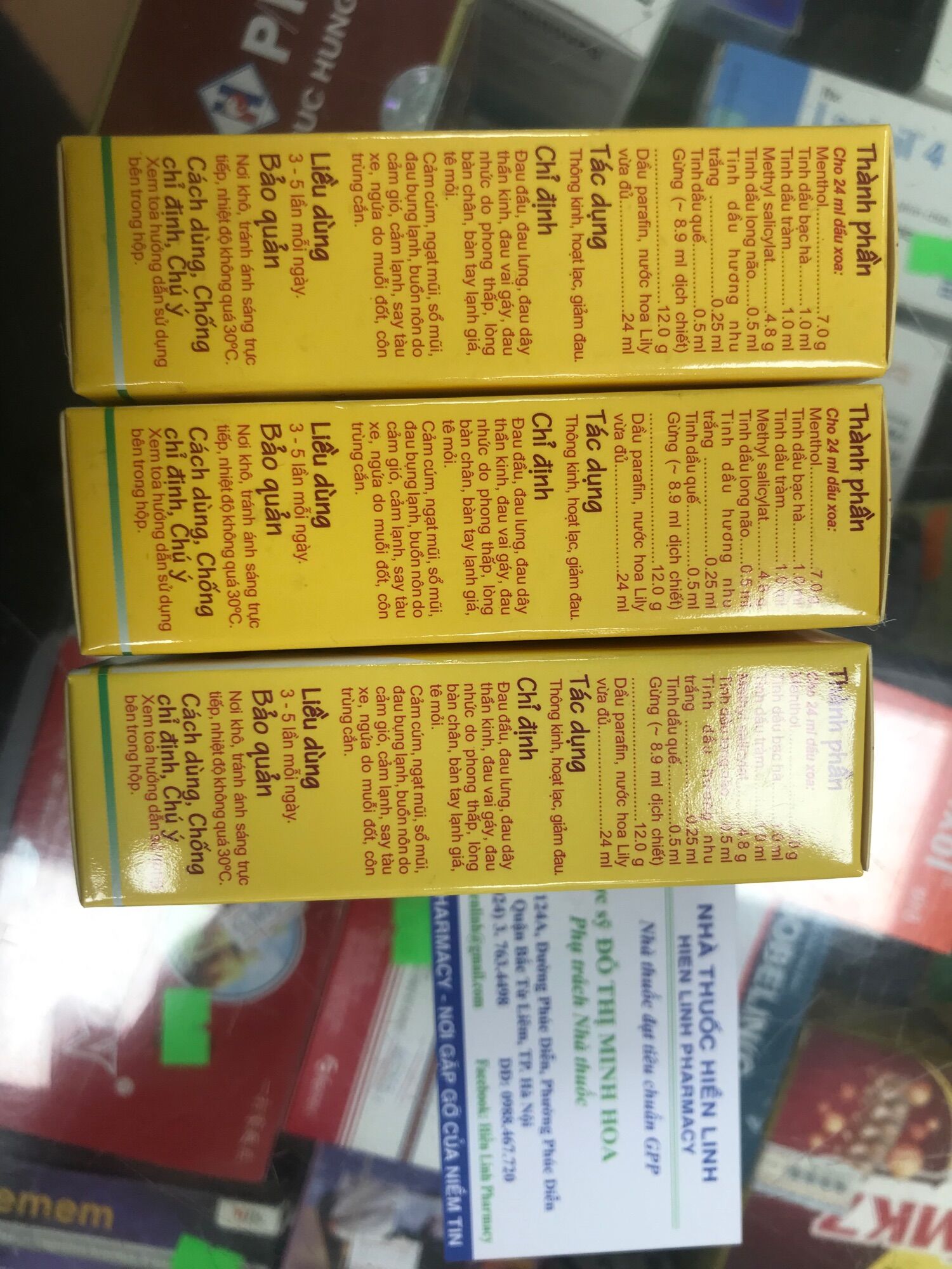 Dầu gừng thái dương 24ml