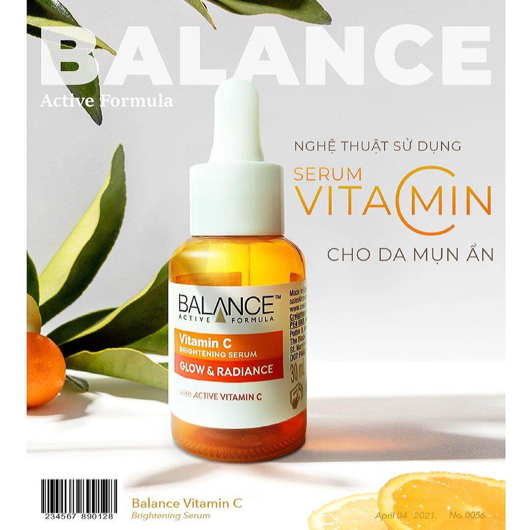 Serum vitamin C ngừa thâm mờ sẹo mụn