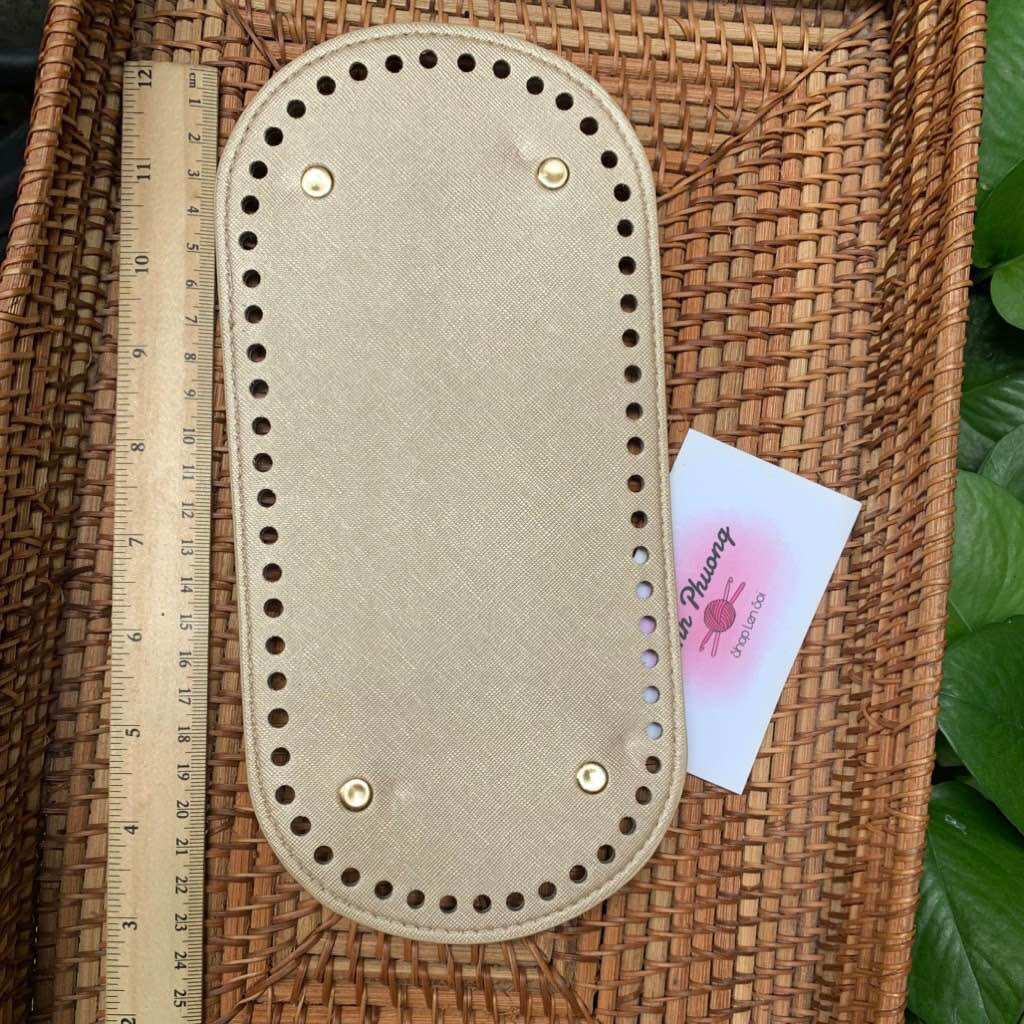 Đế Túi Da Pu 25x12cm size trung