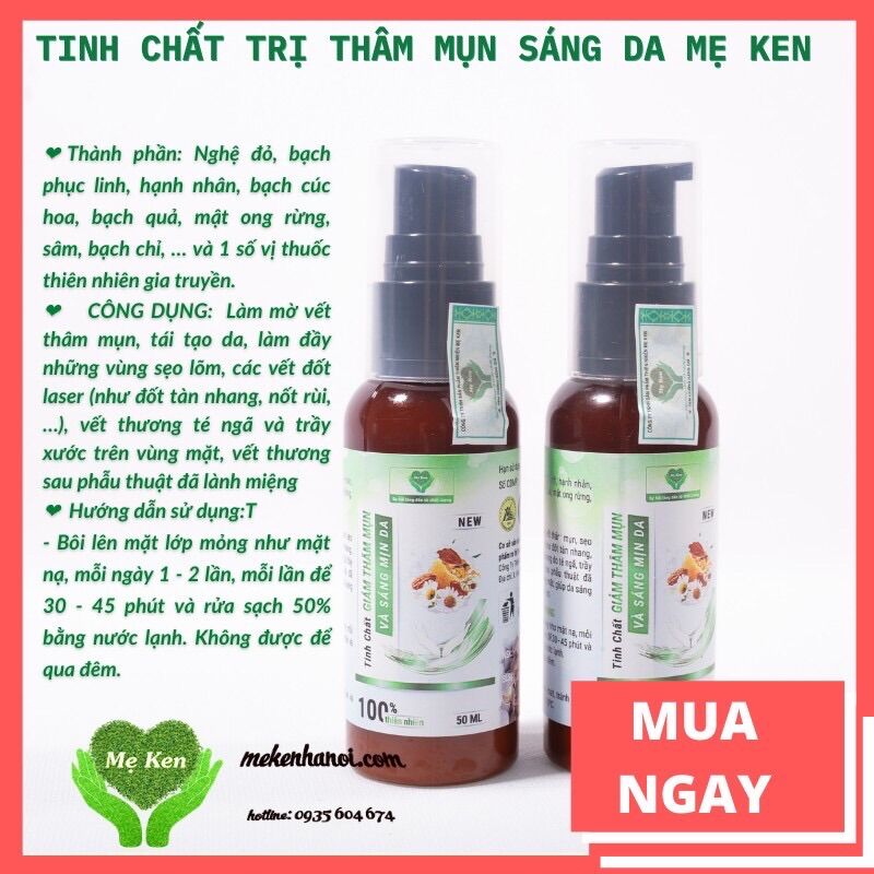 Tinh chất giảm thâm mụn Mẹ Ken