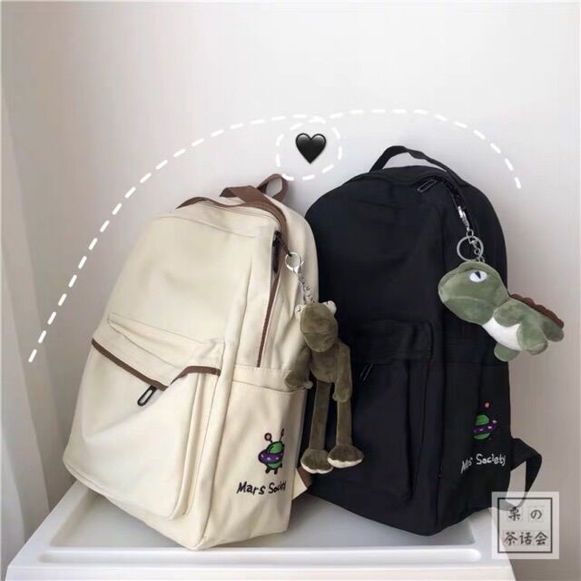 Balo vintage thêu viền hình vũ trụ ulzzang hàn quốc
