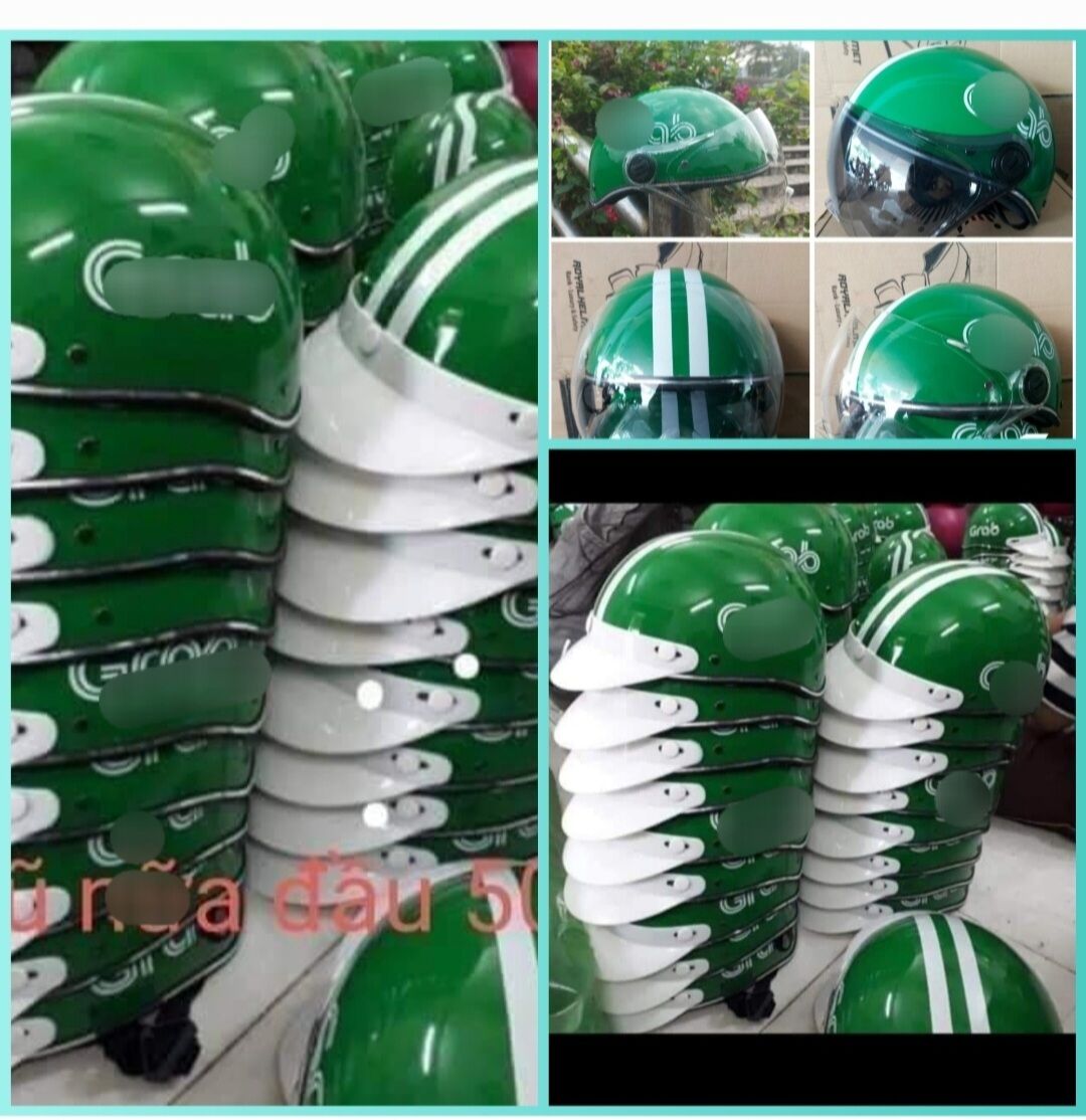 Mũ bảo hiểm grabb nữa đầu