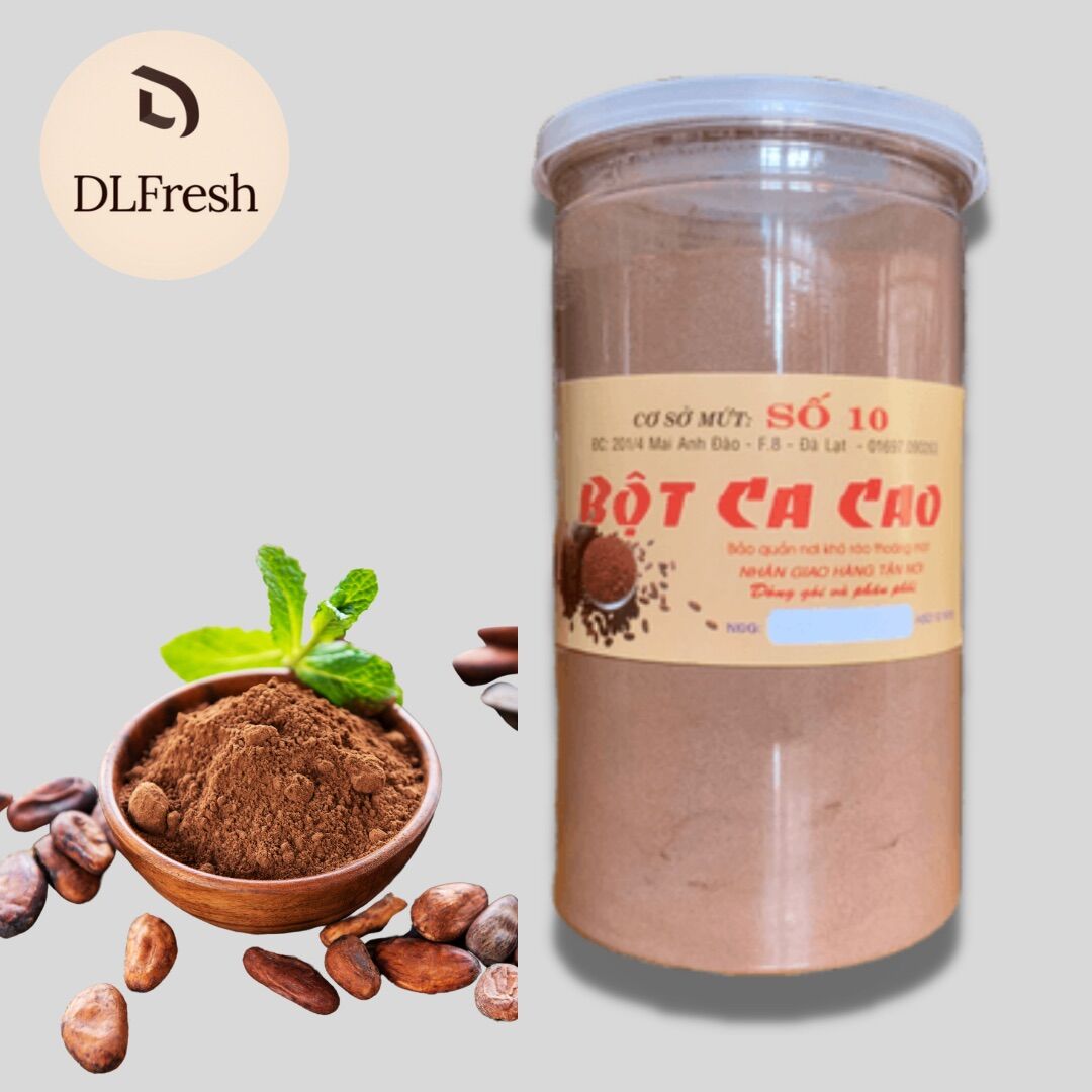 Bột cacao DLFresh bột cacao nguyên chất 400g
