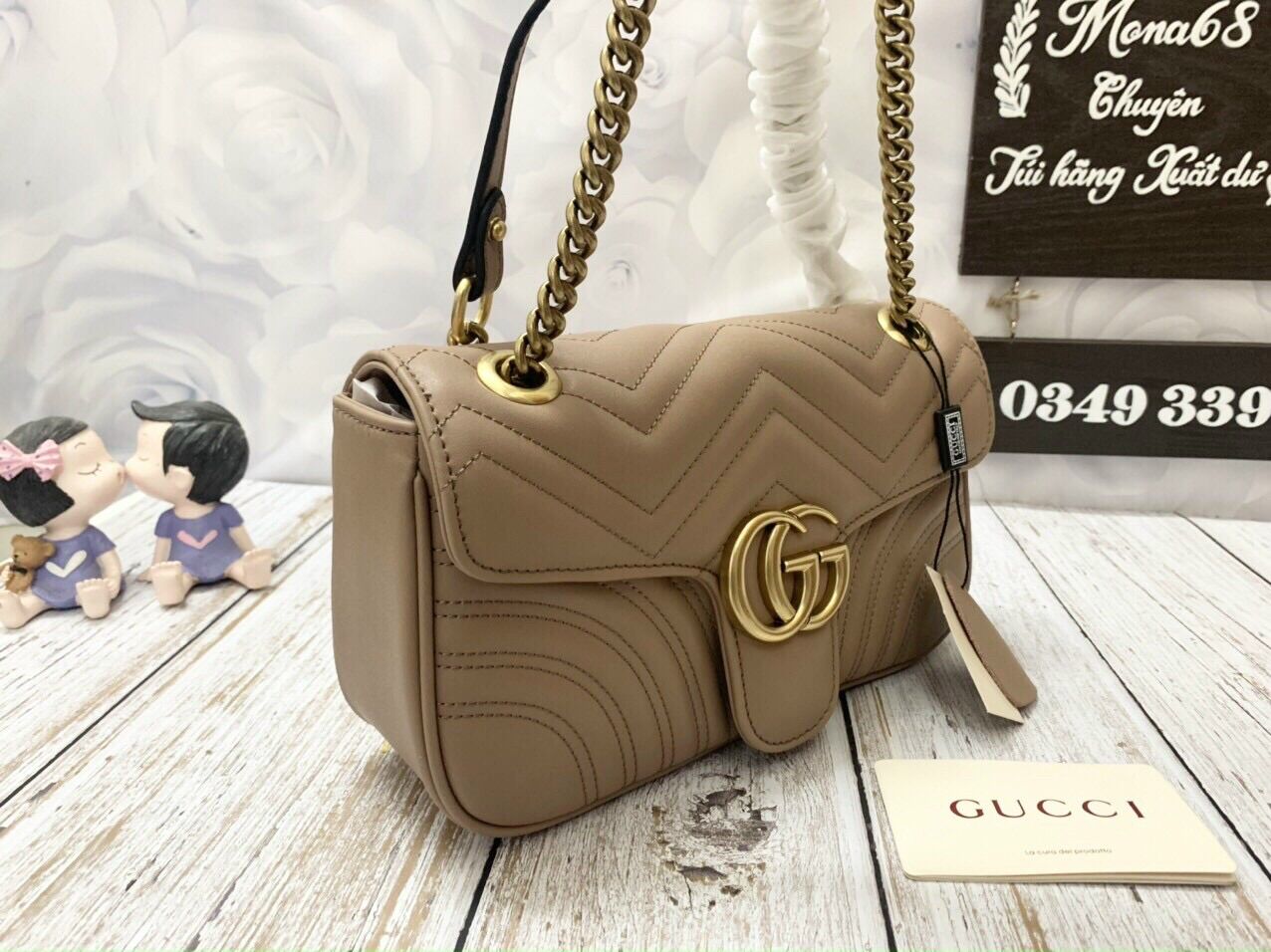 TÚI GUCI MARMONT DA THẬT - SIZE 26