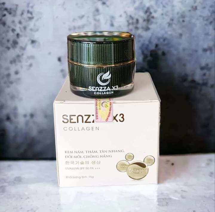 Kem face SENZZA X3 COLLAGEN