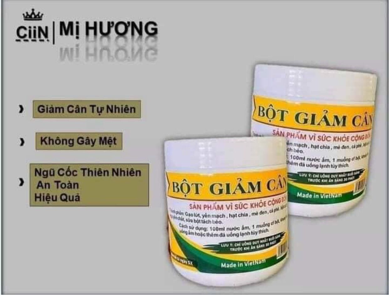 BỘT NGŨ CỐC GIẢM CÂN MỊ HƯƠNG