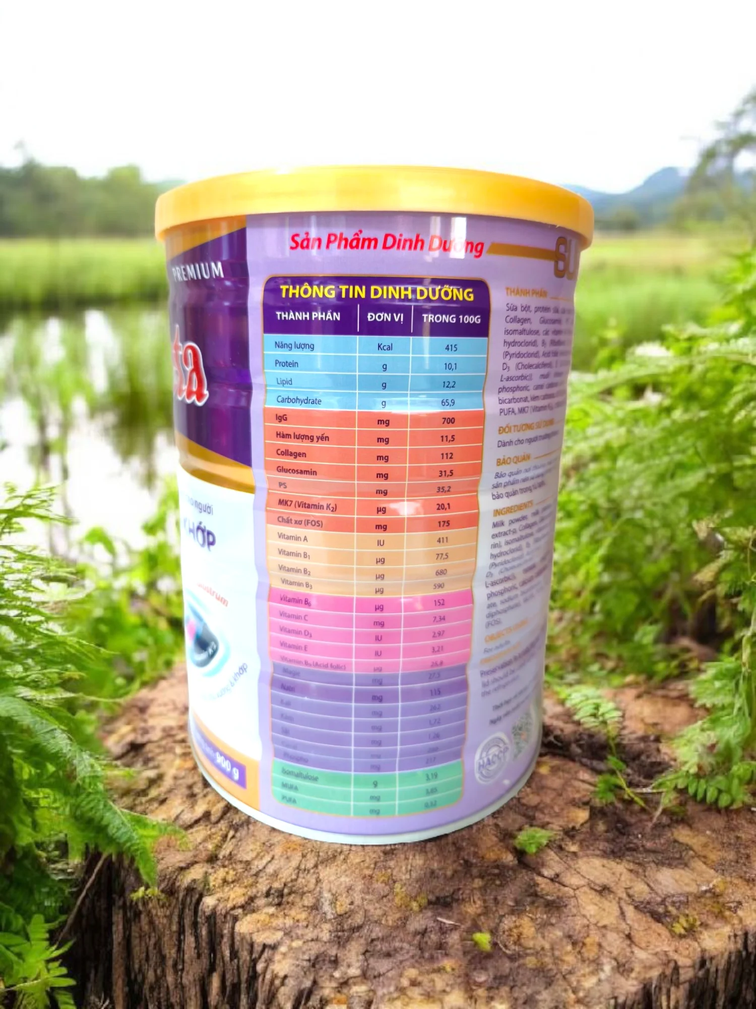 Sữa bột Gold Beta Sure cơ xương khớp lon 900g