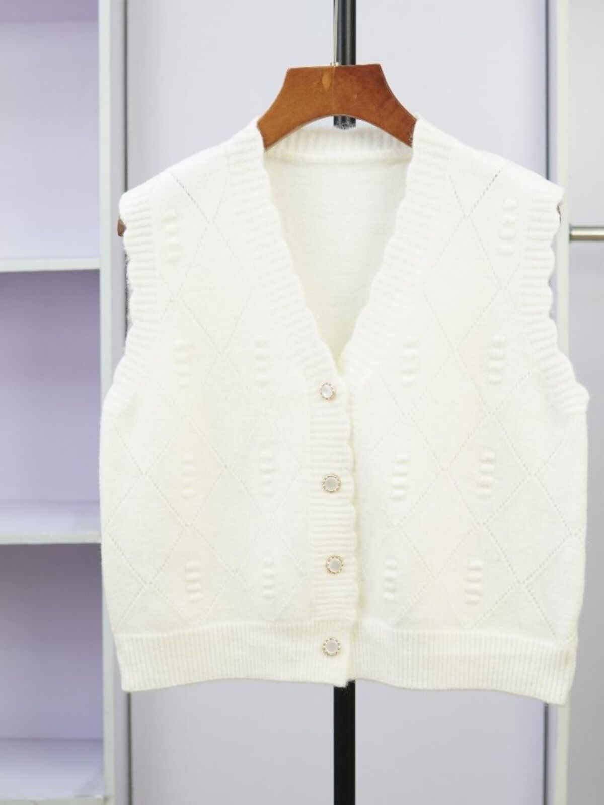 Áo Vest Ngắn Cổ Chữ V Thời Trang Nữ Cổ Điển Áo Khoác Ngoài Áo Khoác Ngoài Nhiều Lớp Áo Vest Thường Áo Vest Ngắn Mùa Thu