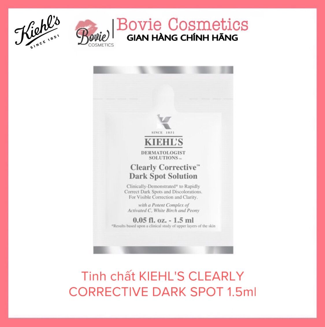 Tinh chất kiehl's clearly corrective dark spot 1.5ml