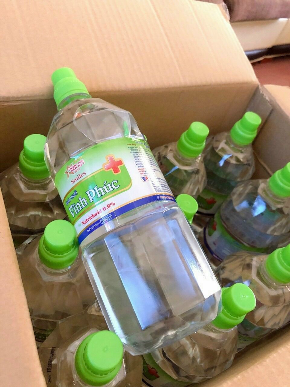 Nước muối súc miệng hàng ngày Vĩnh Phúc chai 1000ml
