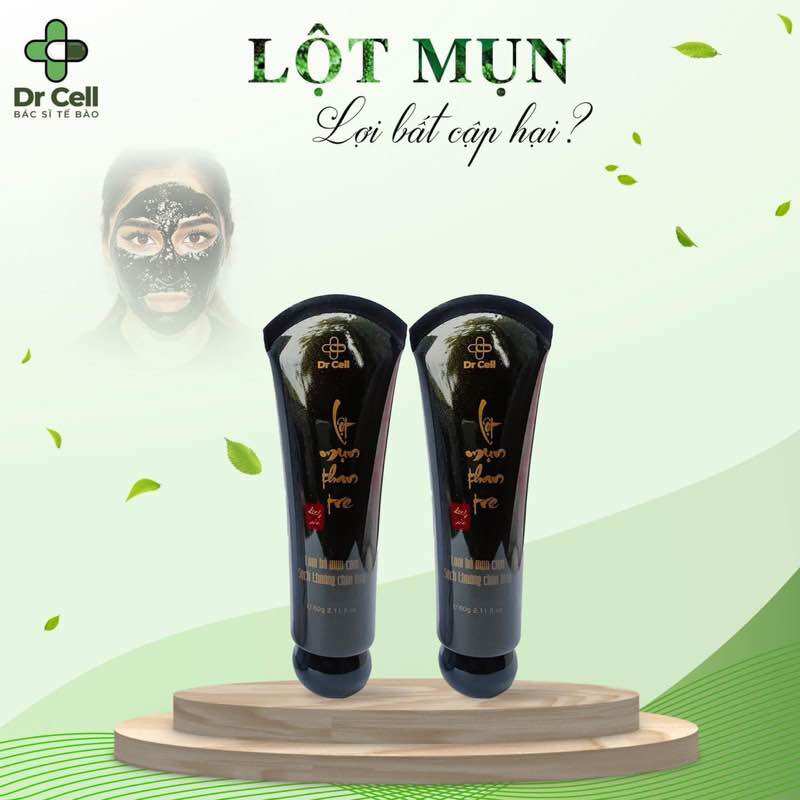 LỘT MỤN THAN TRE RONG BIỂN DR CELL