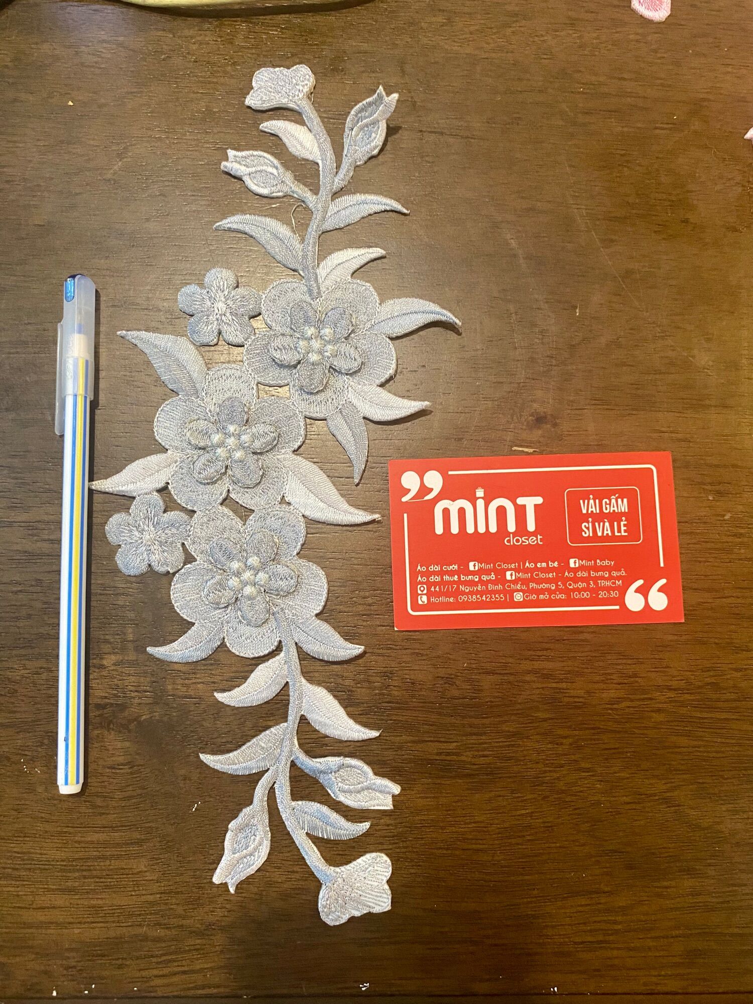 Bông chỉ ủi quần áo, áo dài, đầm, váy 02