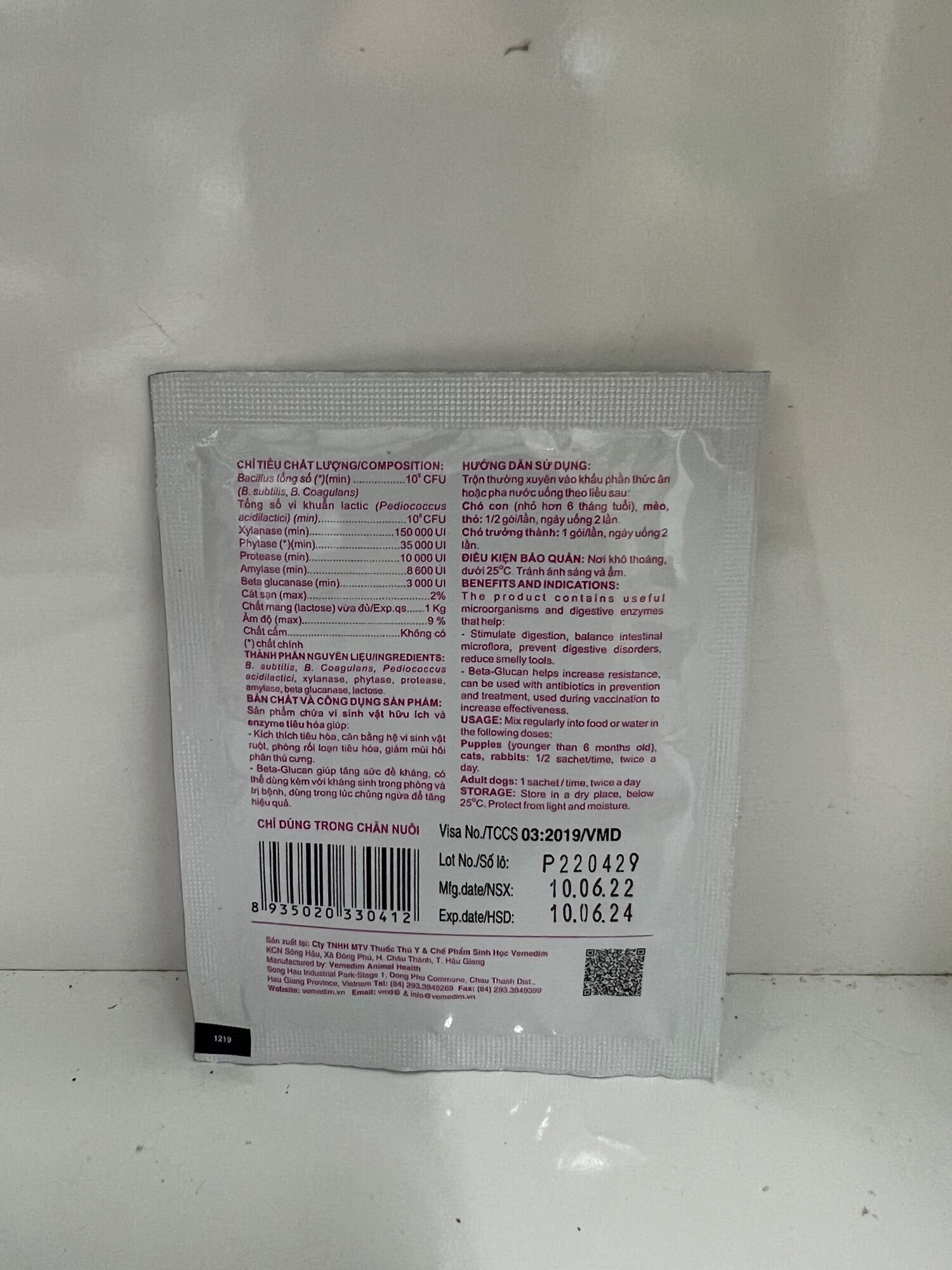 MEN TIÊU HOÁ CHÓ MÈO PROBISOL PETS