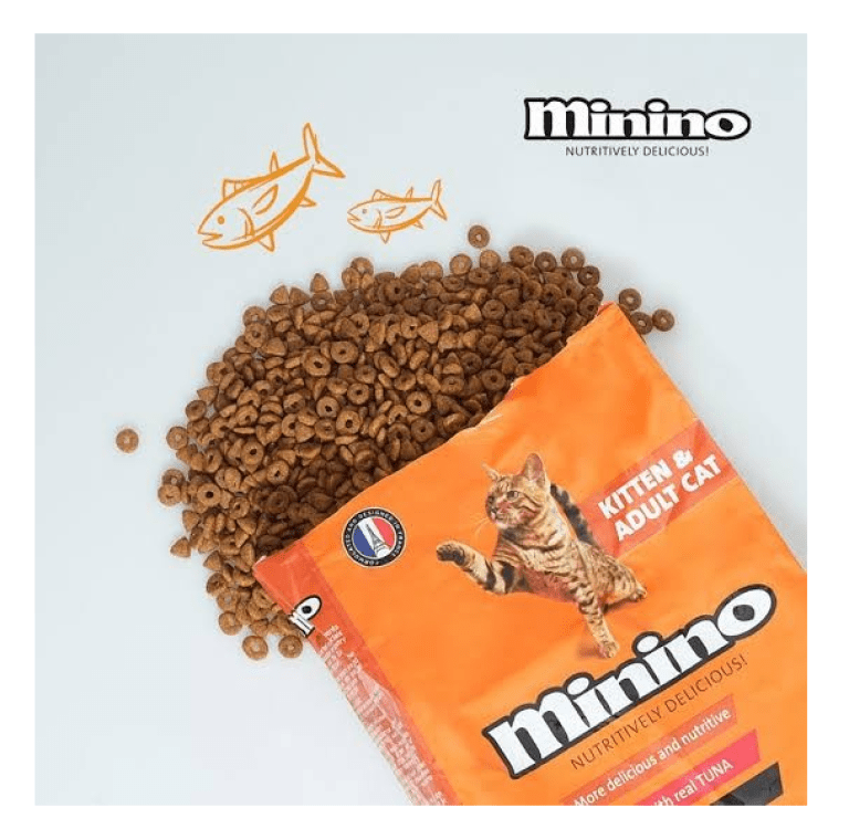 Thức ăn cho mèo hạt Minino Tuna 1.3kg mọi lứa tuổi
