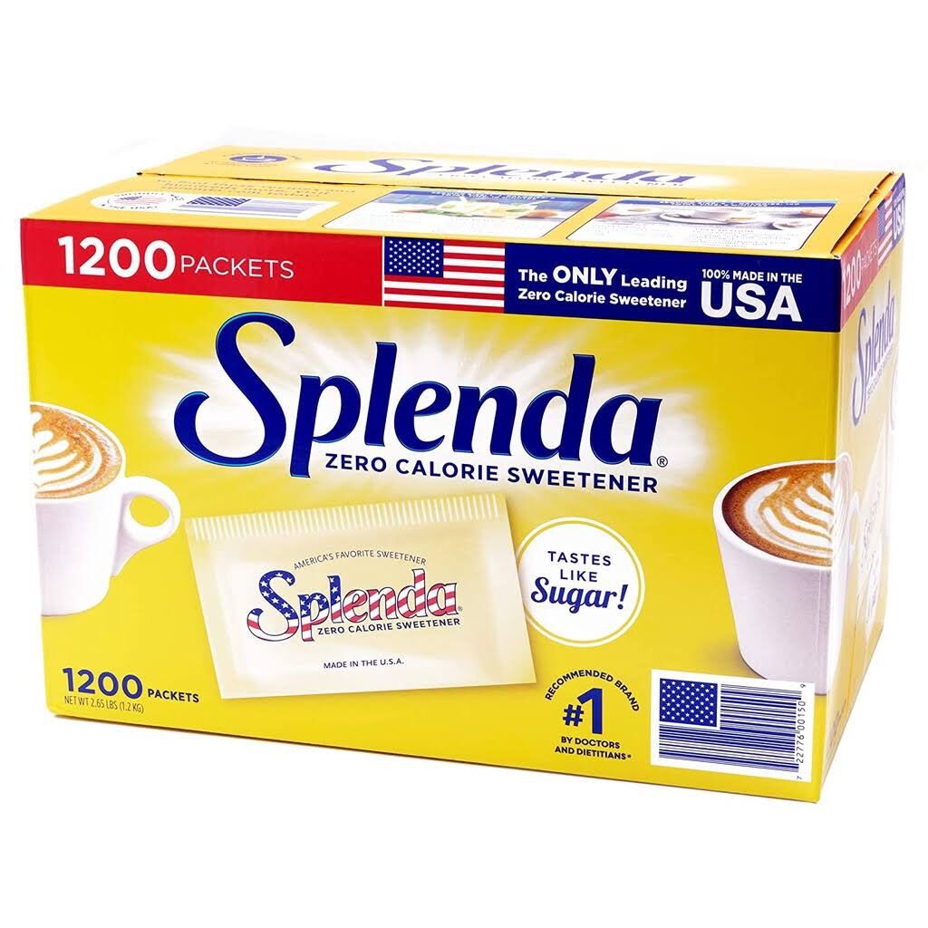 Combo Đường kiêng Splenda Mỹ 100 gói Date 2024 cho người ăn kiêng, keto, Eat clean, tđường