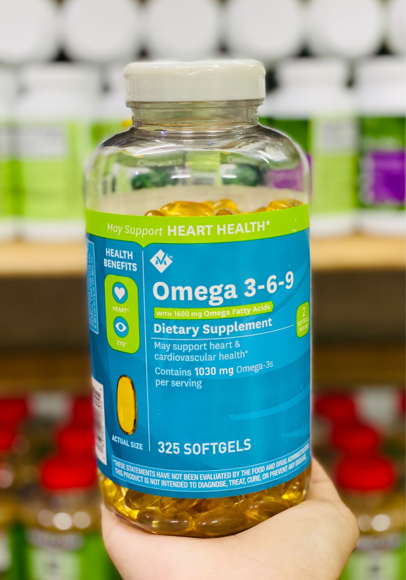 [Nhập RS0822 giảm 30k cho đơn 99k]Omega 369 Hỗ Trợ tim mạch - mắt