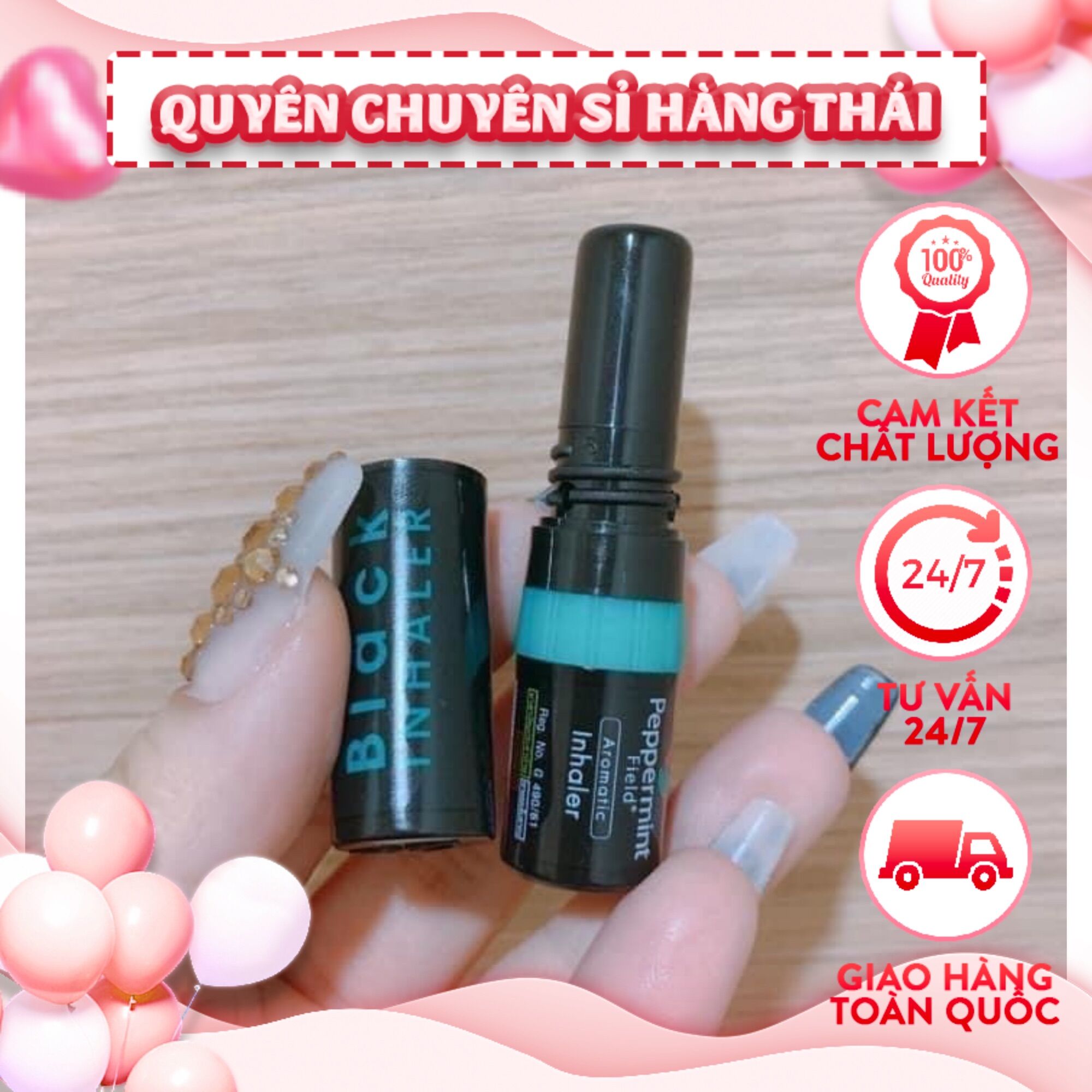 Ống hít mũi hương bạc hà