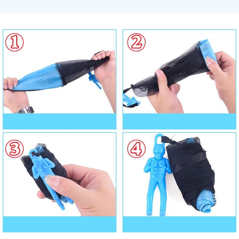 Lính nhảy dù đồ chơi trẻ em nhiều màu