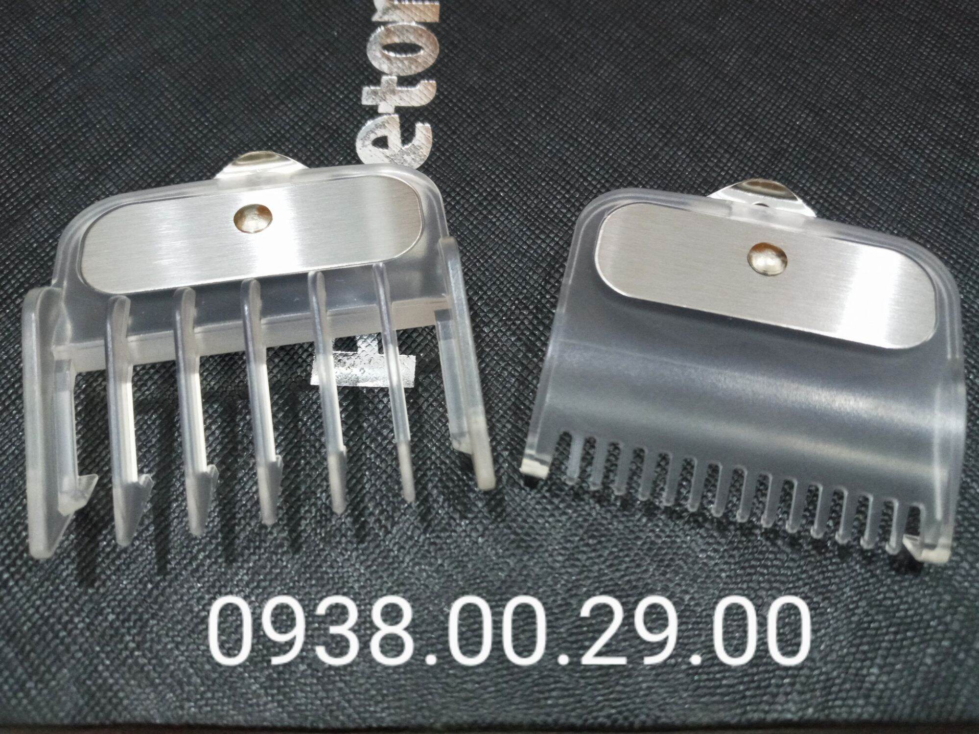 Cữ Thép Barber 1.5mm Và 4.5mm Loại Tốt. Bộ 2 Cữ Gá Thép Lắp Cho Tông Đơ Kemei, Surker, Jame. (Ảnh thật). 