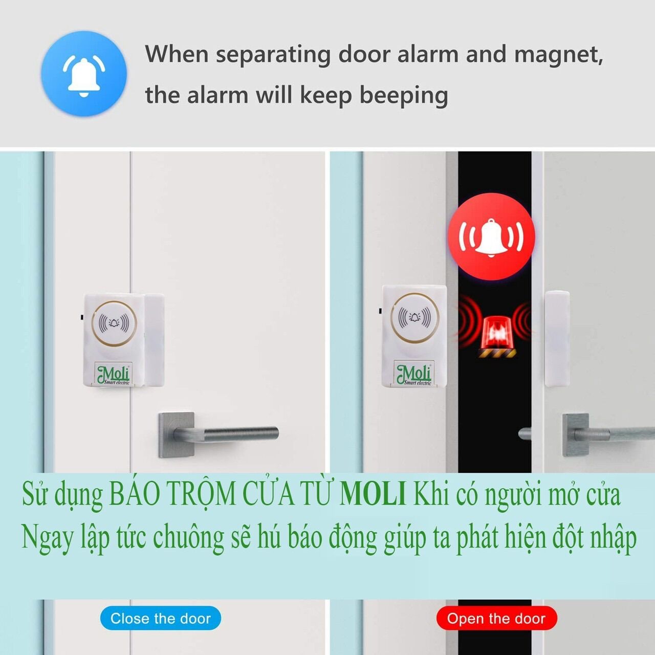 [HCM]BÁO TRỘM GẮN CỬA CẢM ỨNG TỪ