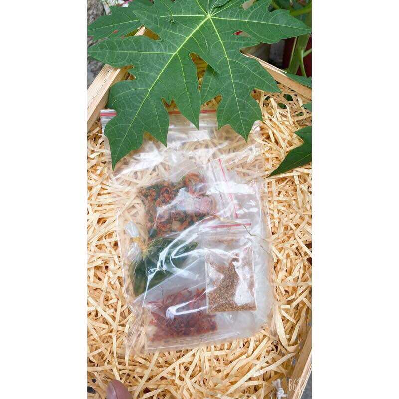 Bánh tráng trộn top mở + mỡ hành