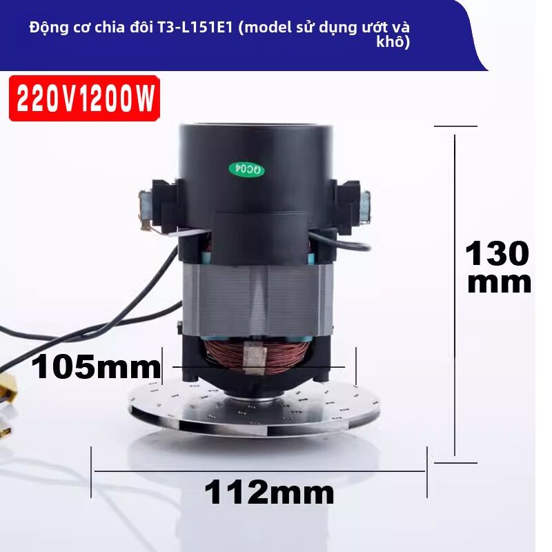 Phụ Tùng Thay Thế Máy Hút Bụi Công Nghiệp Original Parts Motor 1000-1600W/HLX-GS-A3BF501B Phụ Kiện M