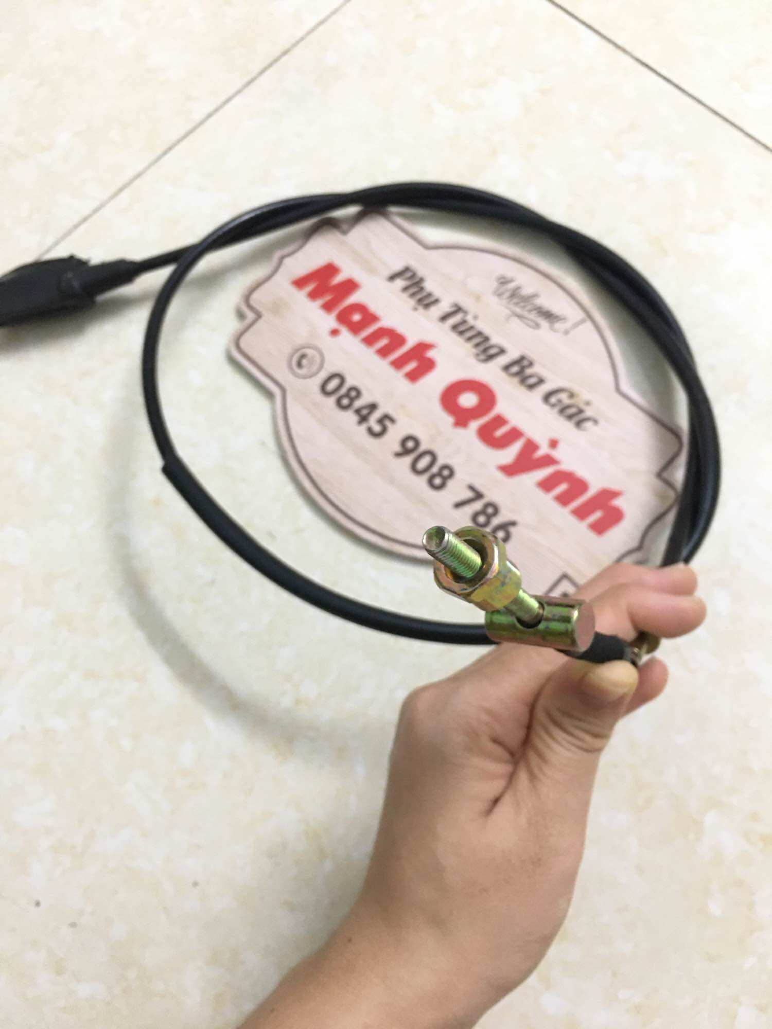 Dây thắng, dây phanh cho xe ba gác dài 1,4m
