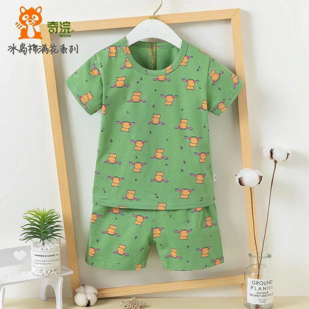 [HCM]BỘ ĐỒ THUN COTTON XỊN HÀNG NHẬP QC CHO BÉ