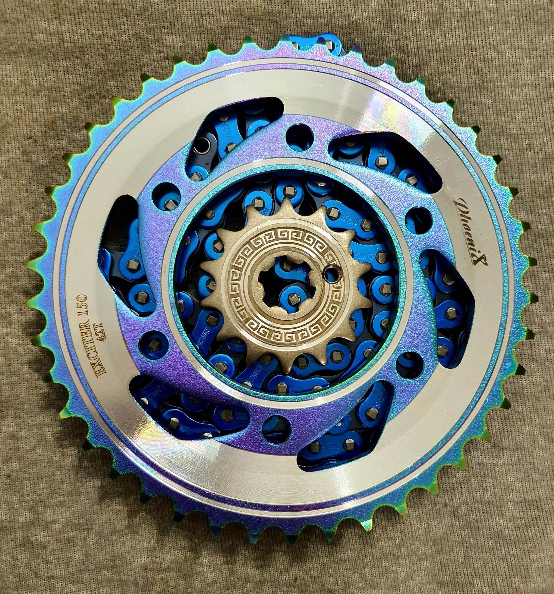 Nhông sên dĩa exciter 150 Phonic Titian