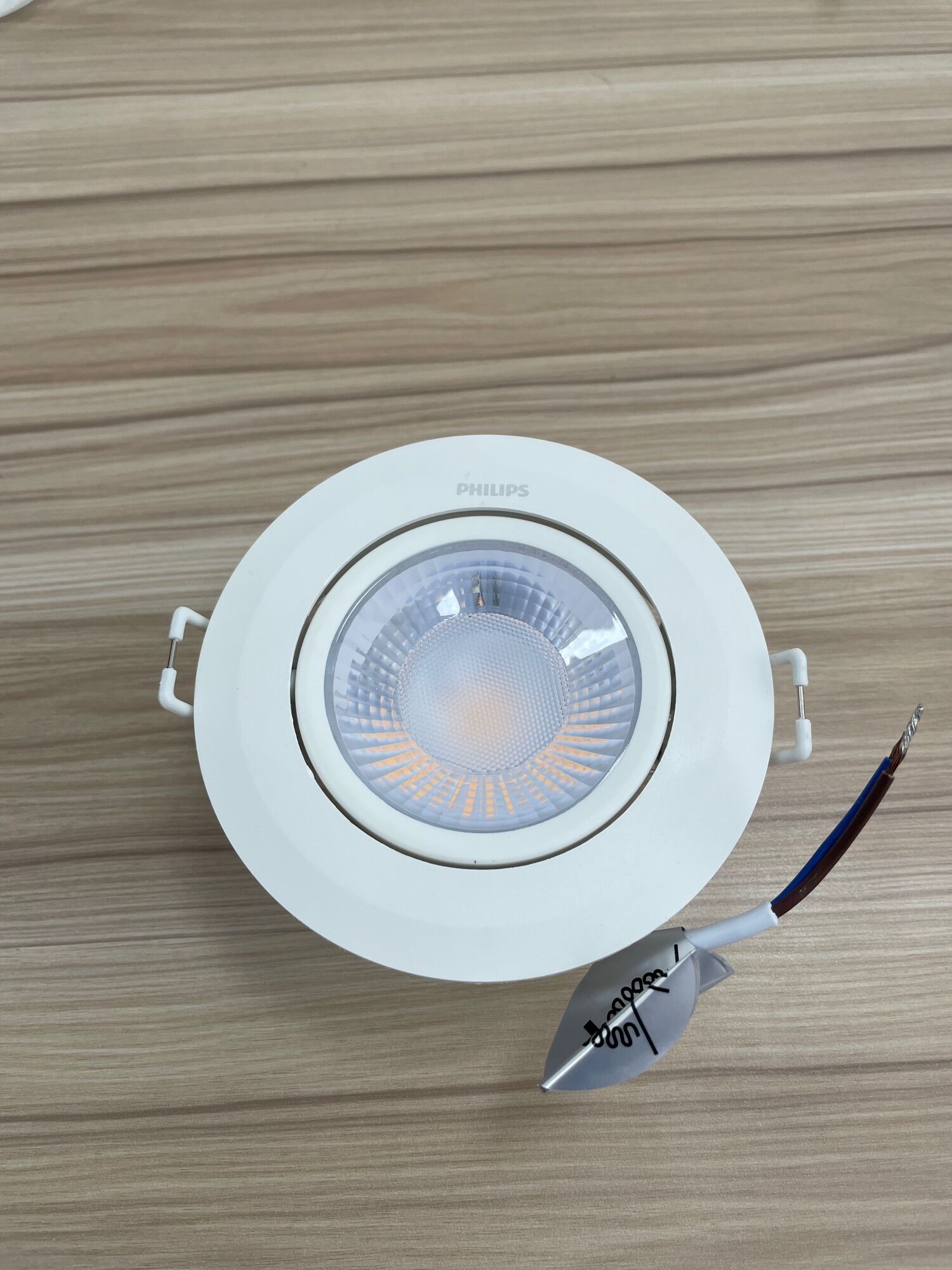 Đèn âm Trần philips chỉnh góc Rs100b led8 9W D90