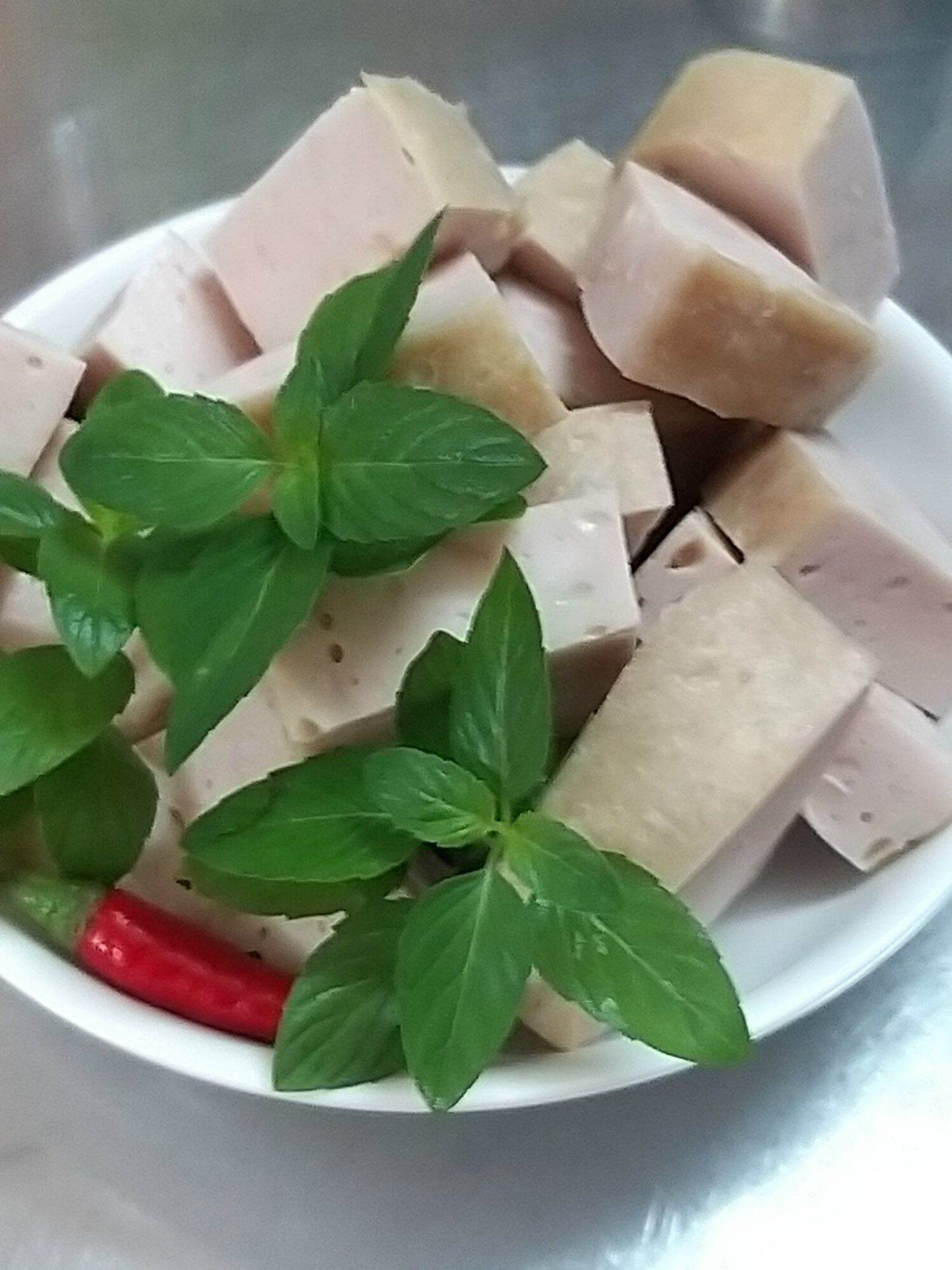 CHẢ LỤA NGON  Nhà làm 500gr/1đòn.
