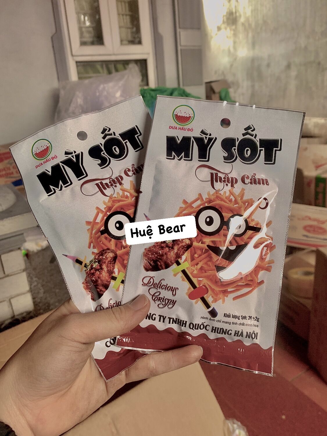 2gói mỳ sốt thập cẩm cay cay