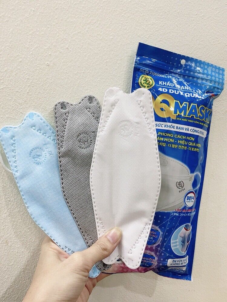Gói 10 cái khẩu trang kf94 duy quân