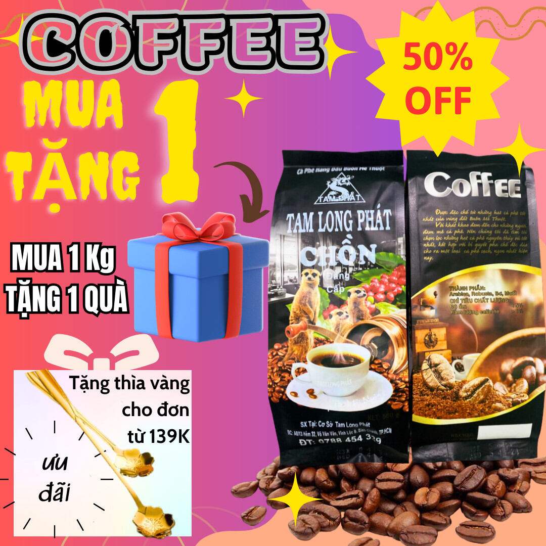 1 kg cà phê chồn rang xay pha phin ban mê