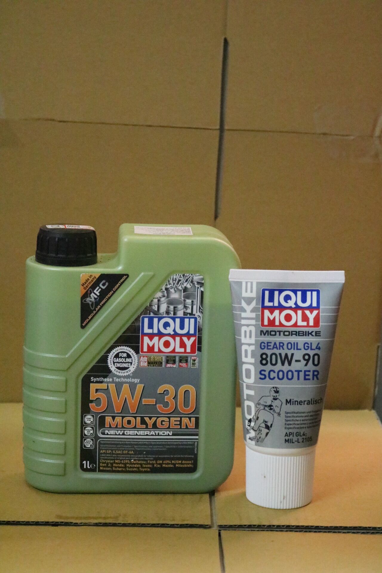 Combo nhớt liqui moly 5w30-1l or 5w40-1l