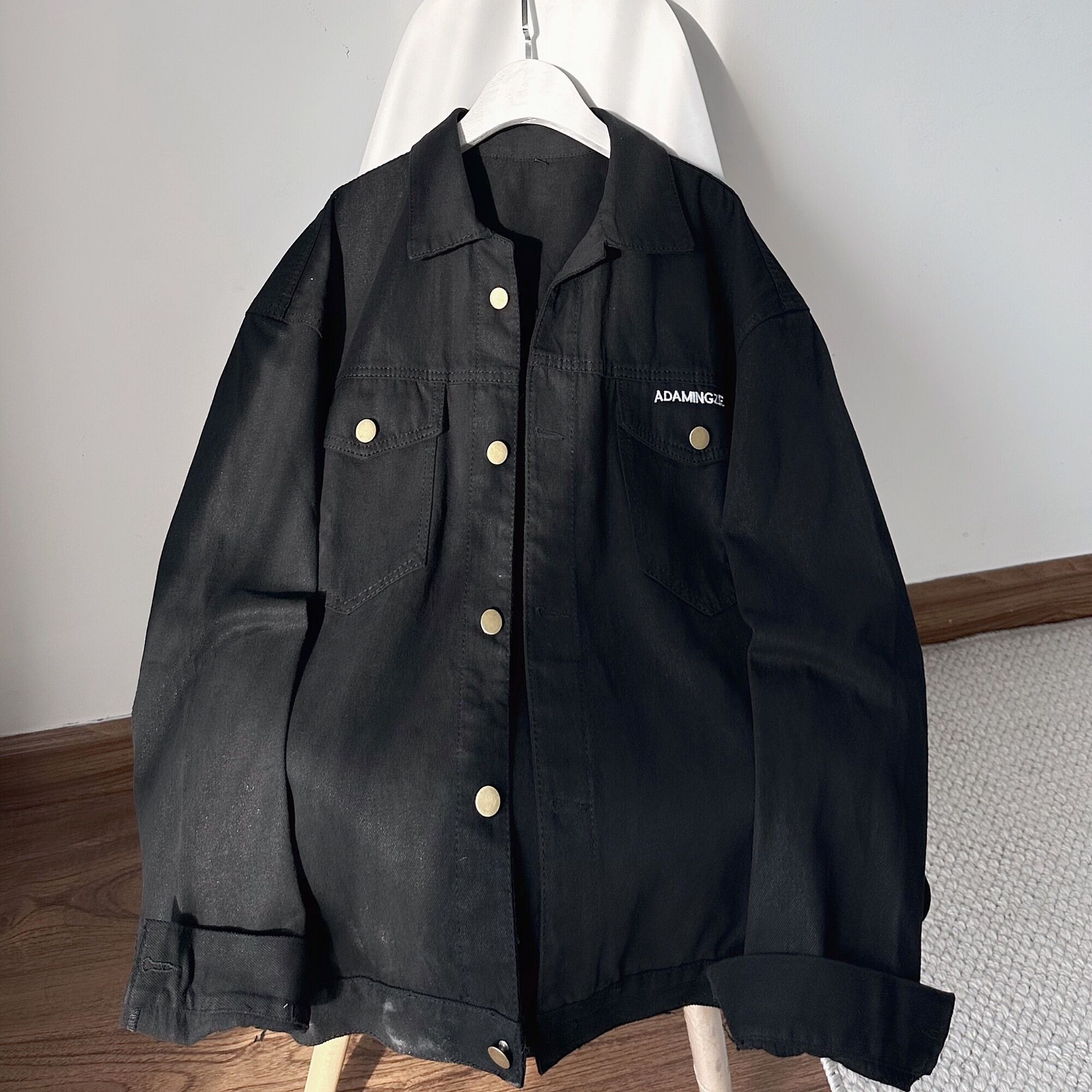 Áo khoác jeans trơn adamingz _ht.store96