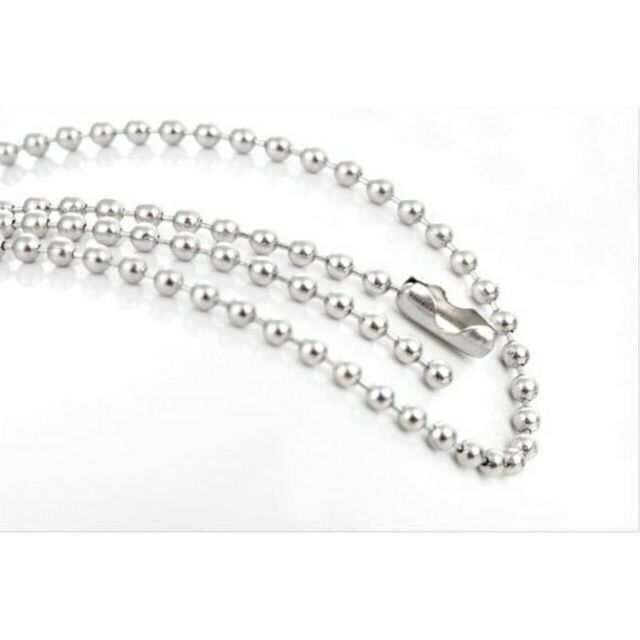 Dây bi inox làm handmade 100 dây ( 2.4mm x 10cm - 15cm )