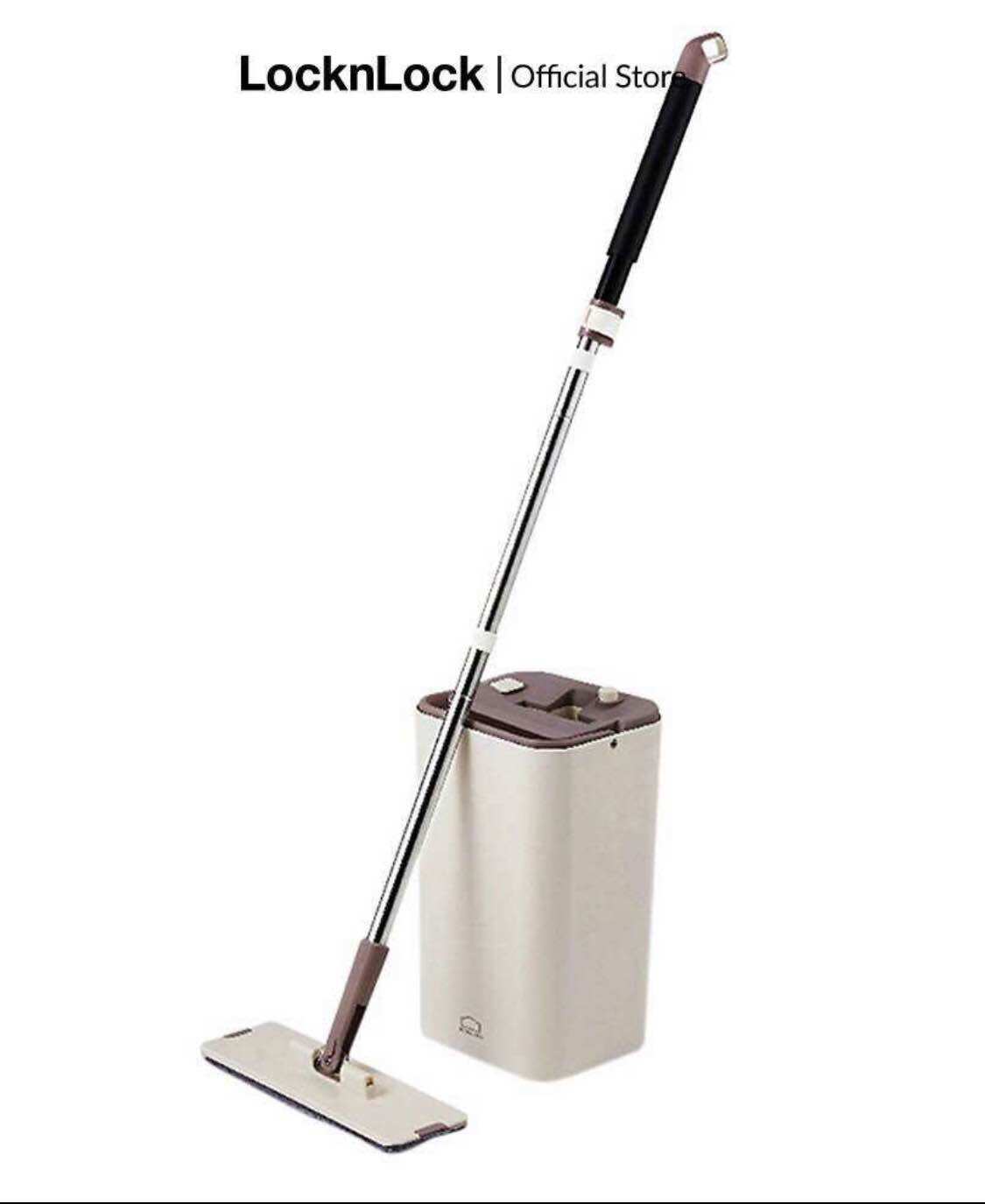 [HCM]Bộ cây lau nhà Lock&Lock Squeeze Flat Mop ETM471