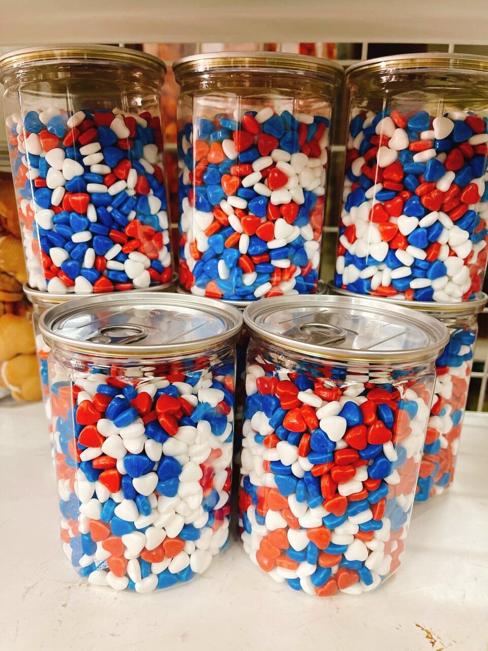 hũ pet 300g kẹo ngũ sắc