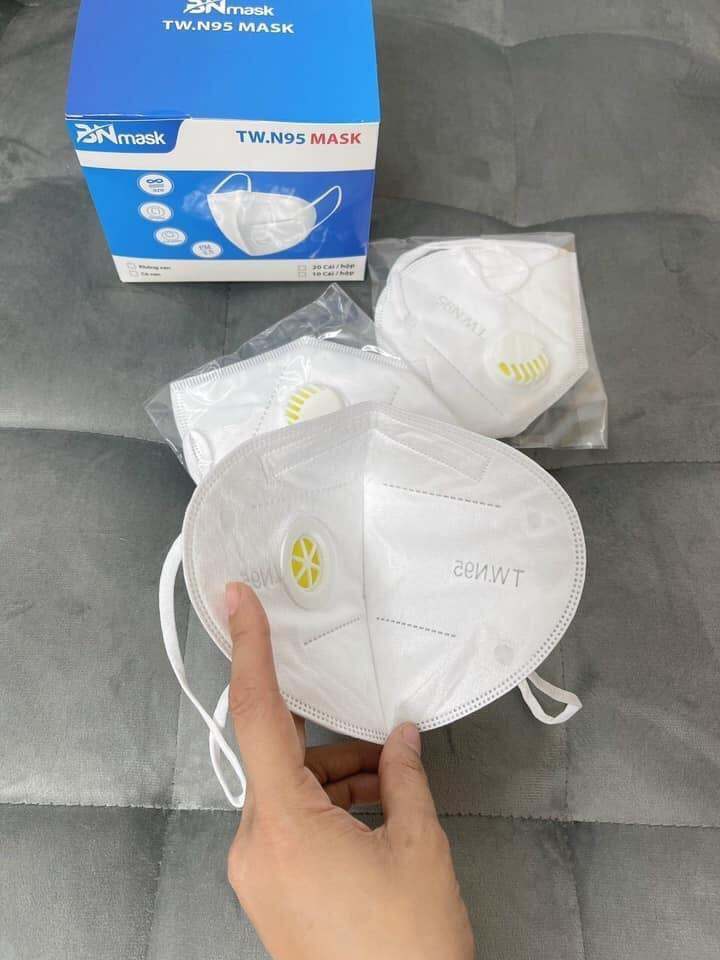 Khẩu Trang N95 Có Van Thở Lọc Bụi Mịn