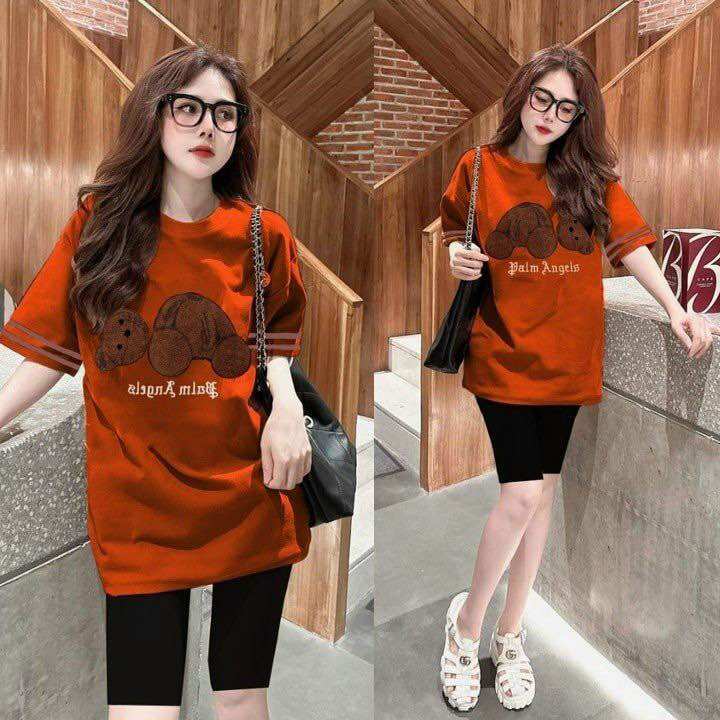 SÉT BỘ LỬNG COTTON THÊU LO GO Q CHÂU