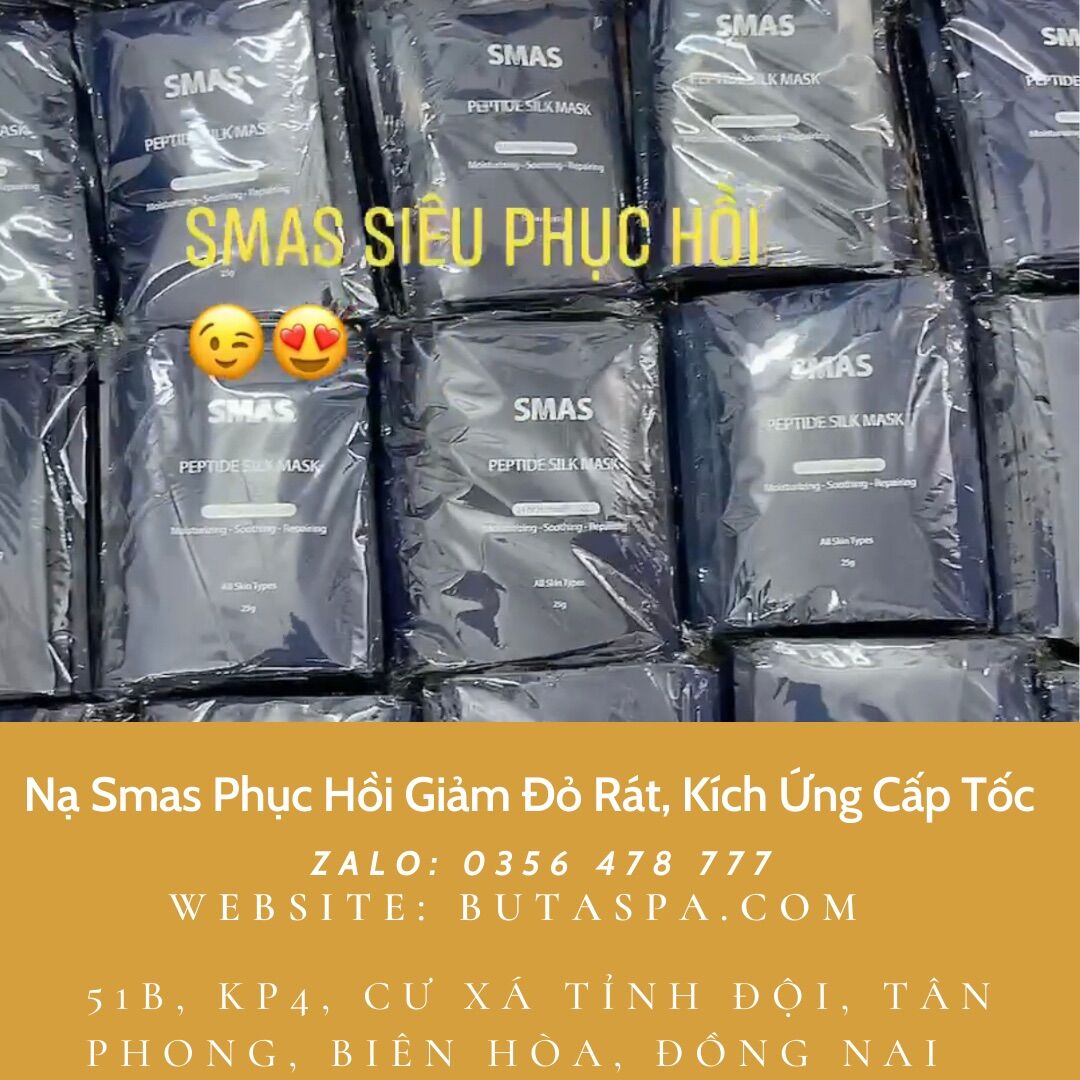 Mặt nạ smas peptide silk mask dưỡng cấp ẩm làm dịu da