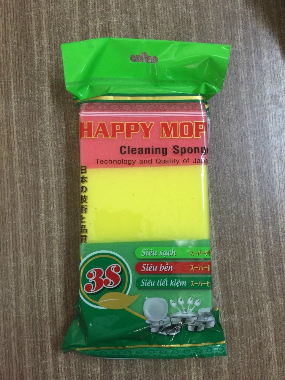 Set 3 miếng rửa chén, bát, cọ rửa nhà bếp