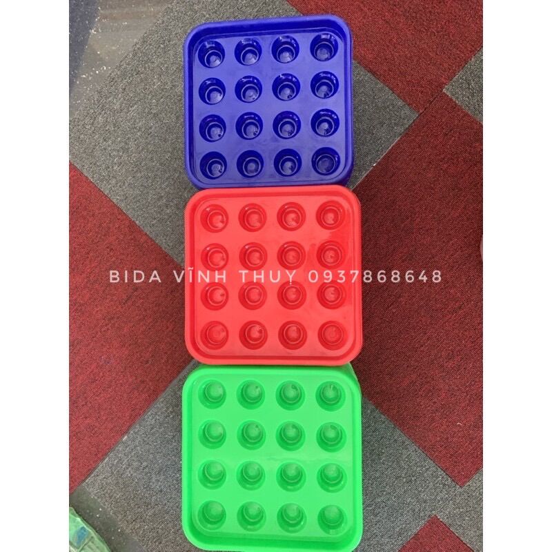 Khay đựng bi pool 16 lỗ; bóng bi-a lỗ