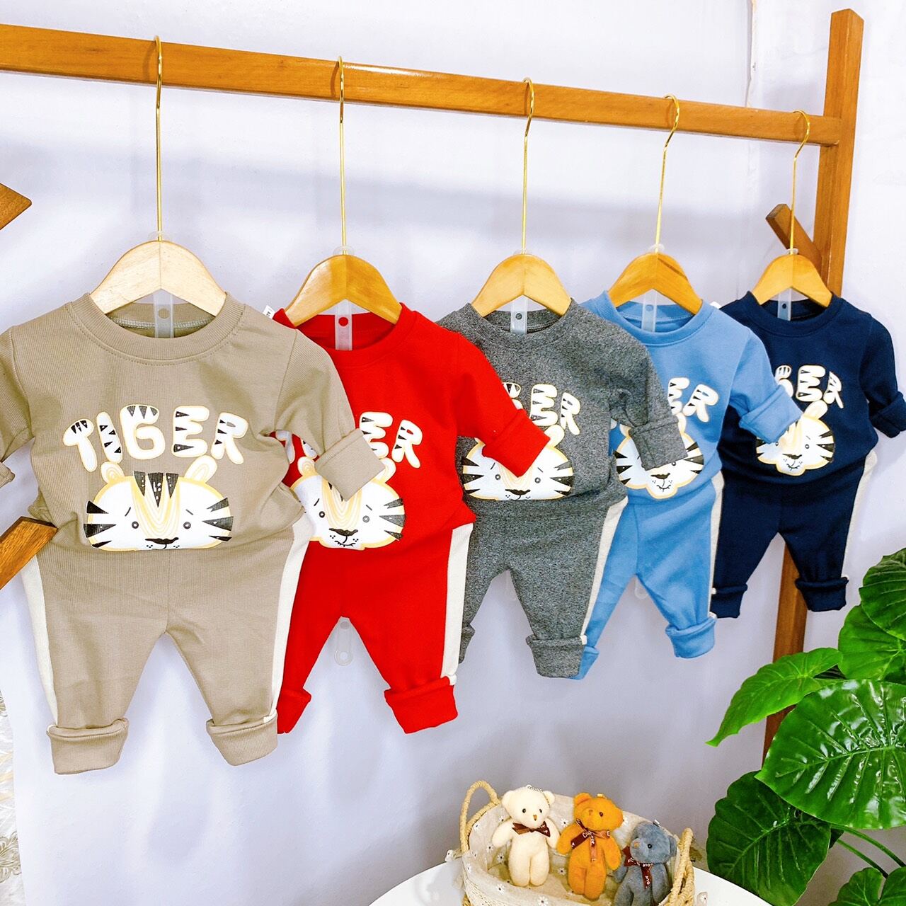 Bộ tăm gân , bộ len tăm , bộ len tăm chất đẹp, bộ thu đông, bộ dài tay thu đông cho bé trai bé gái
