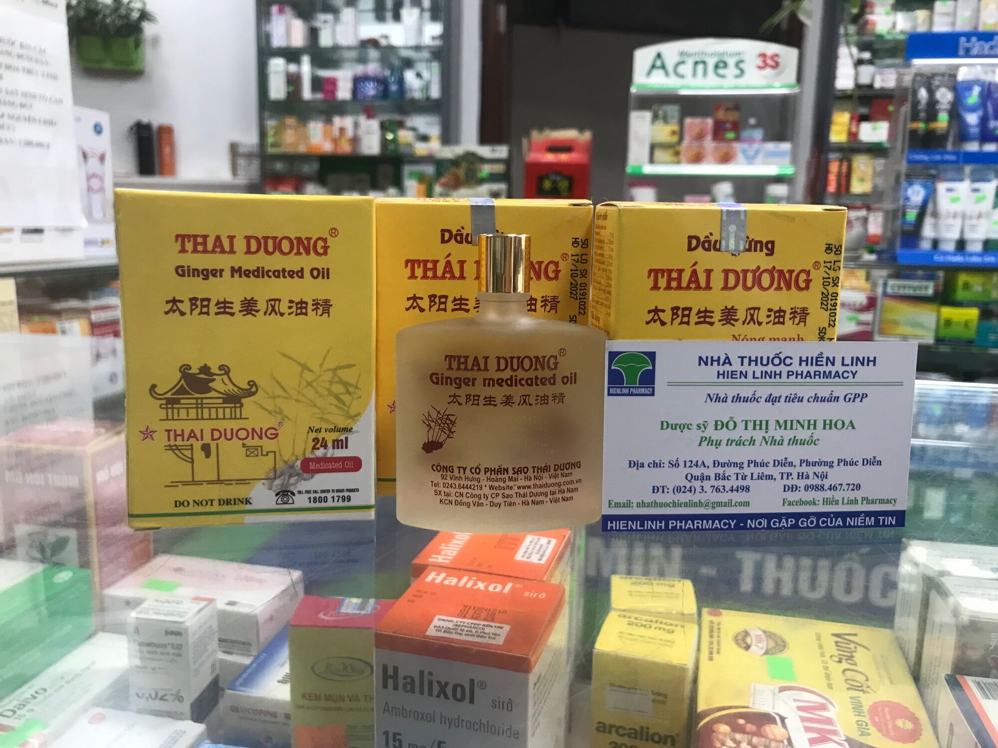 Dầu gừng thái dương 24ml